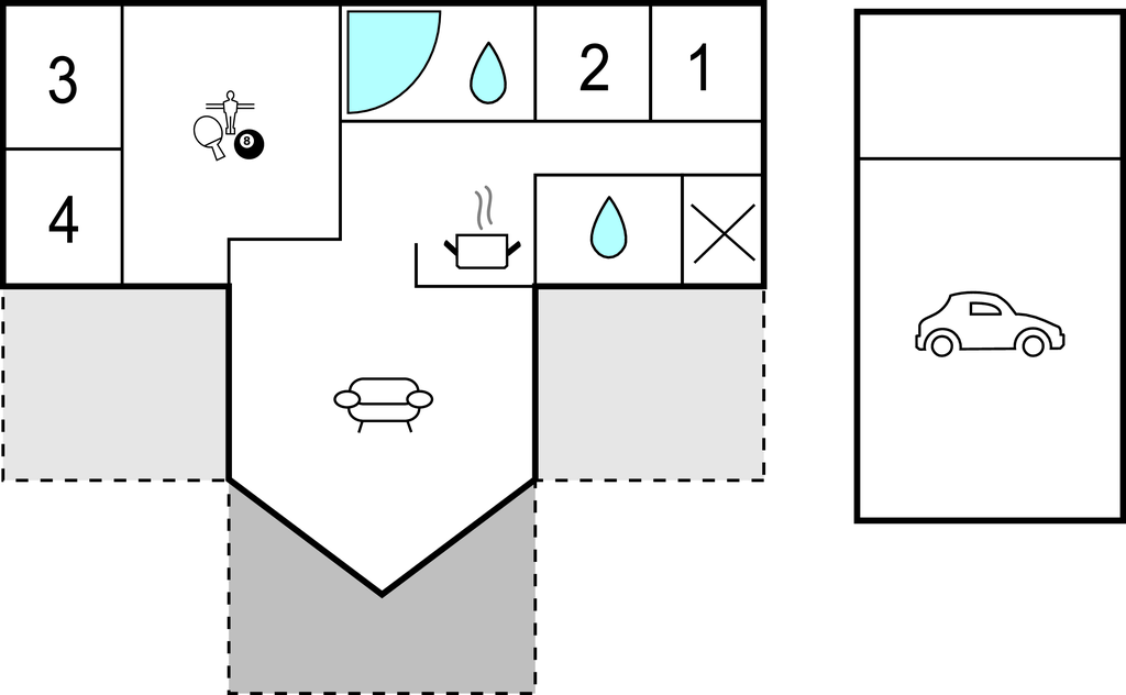 Feriehuse - Fuglslev , Danmark - D13022 