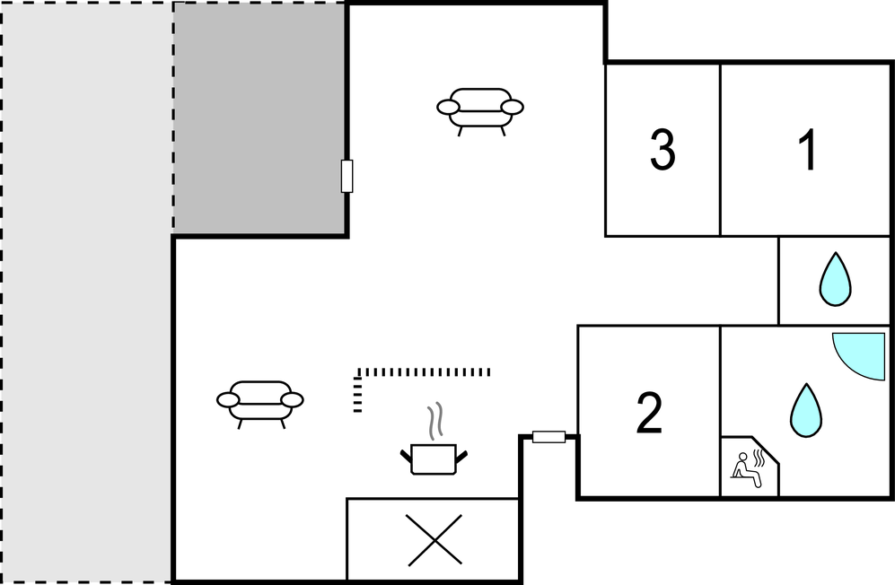 Feriehuse - Fuglslev , Danmark - D13504 