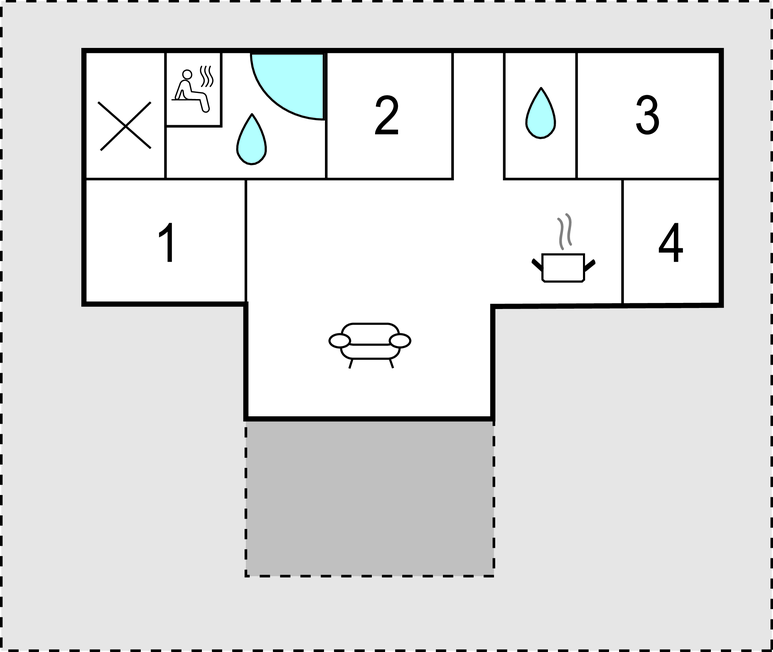 Feriehuse - Skovmose Strand , Danmark - D1300 