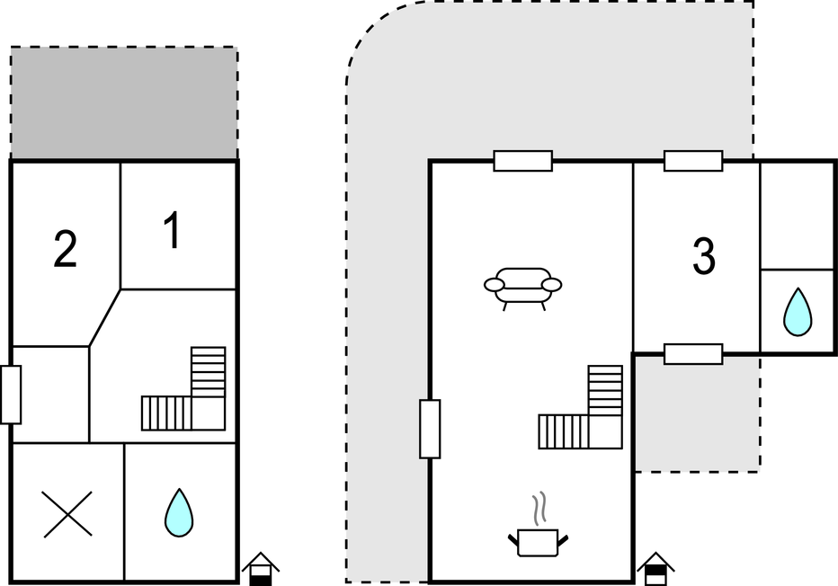 Feriehuse - Egsmark Strand , Danmark - D14007 