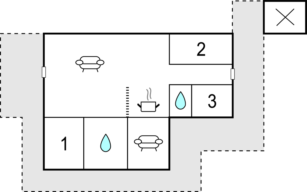 Feriehuse - Egsmark Strand , Danmark - D14069 