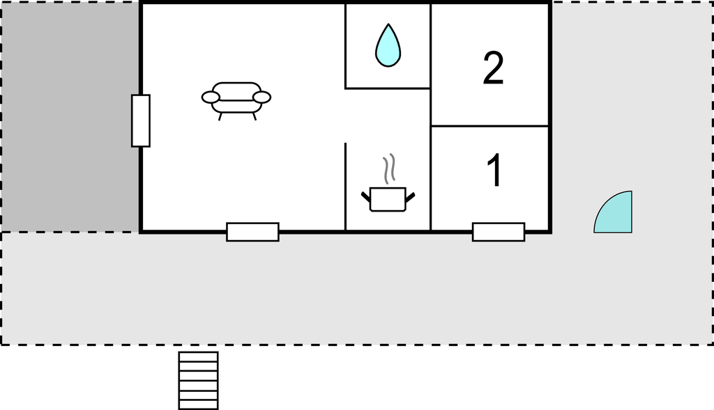 Feriehus - Egsmark Strand , Danmark - D14127 