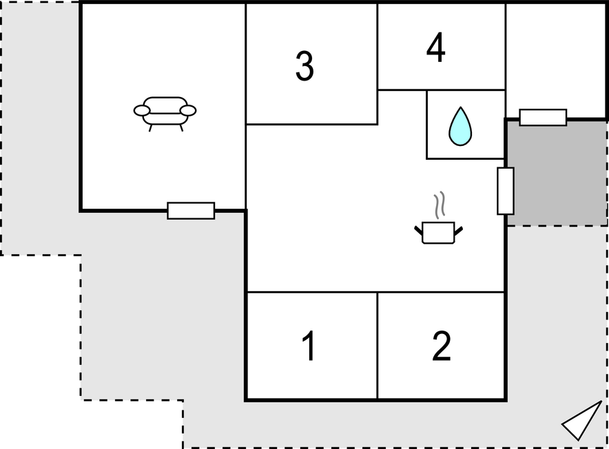 Ferienhaus - Handrup , Dänemark - D15006 