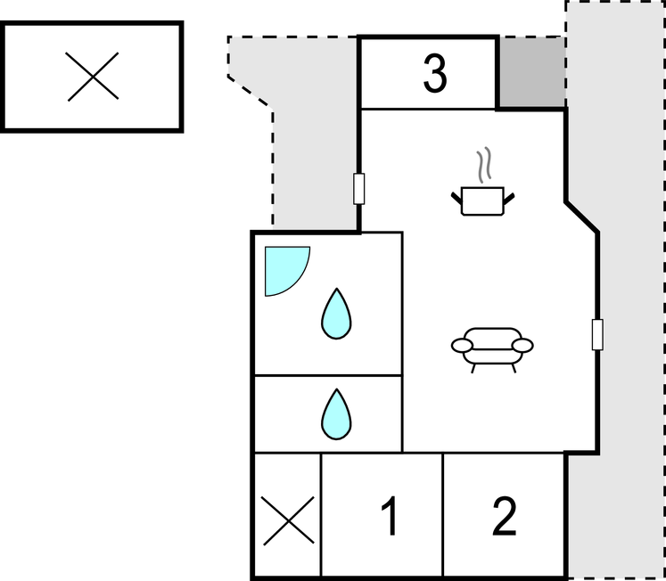 Feriehus - Lyngsbæk Strand , Danmark - D16011 