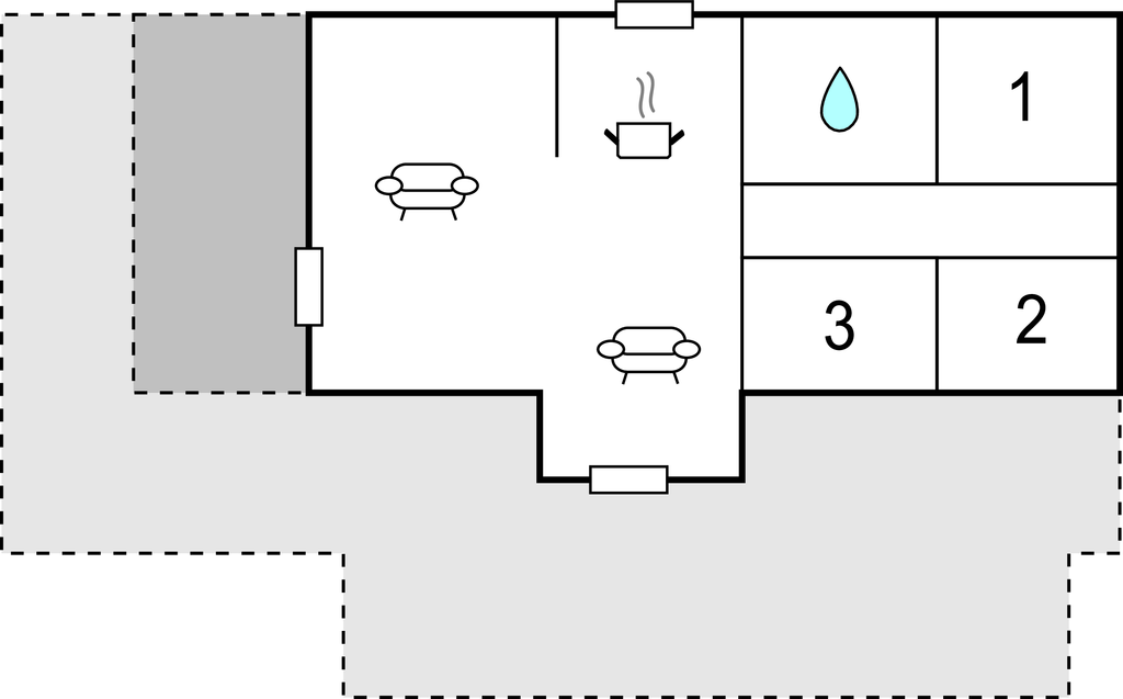 Semesterhus - Handrup Bakker , Danmark - D18110 