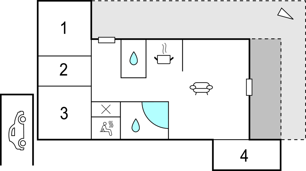 Feriehus - Femmøller , Danmark - D20890 