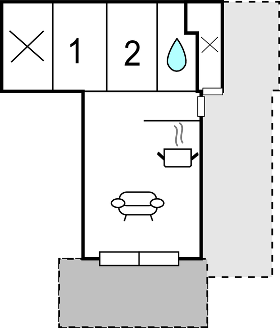Ferienhaus - Båring Vig Strand , Dänemark - D2044 
