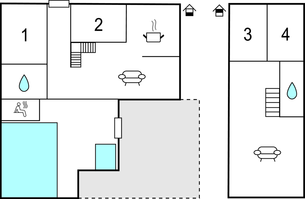 Ferienhaus - Båring Sommerland , Dänemark - D2079 
