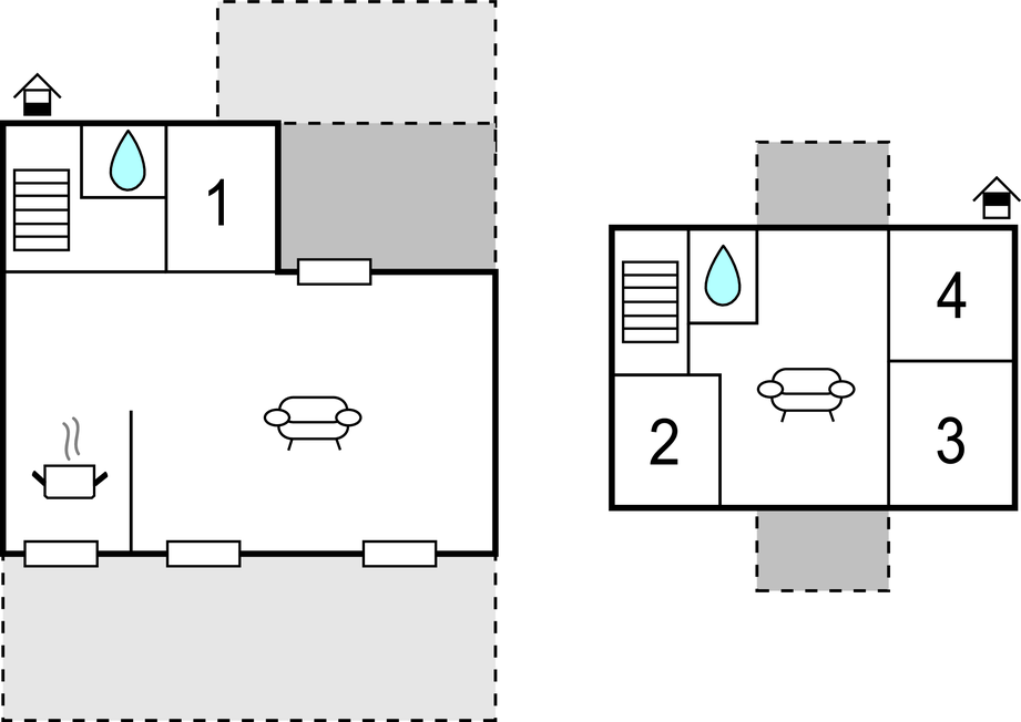 Feriehuse - Sletterhage , Danmark - D28011 