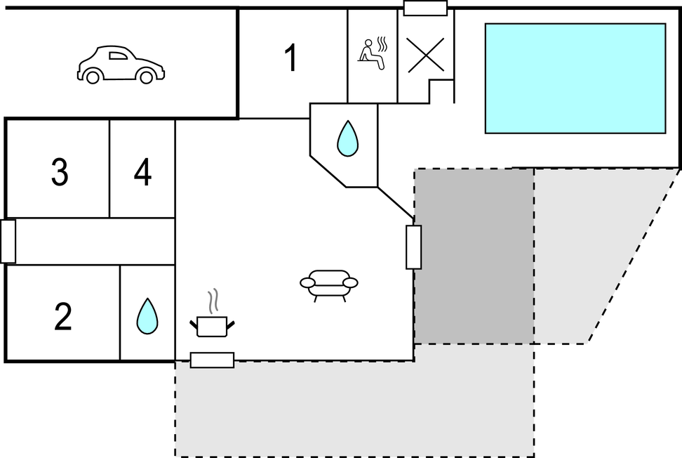 Feriehuse - Pøt Strandby , Danmark - D3166 