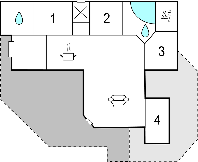 Feriehuse - Pøt Strandby , Danmark - D3277 
