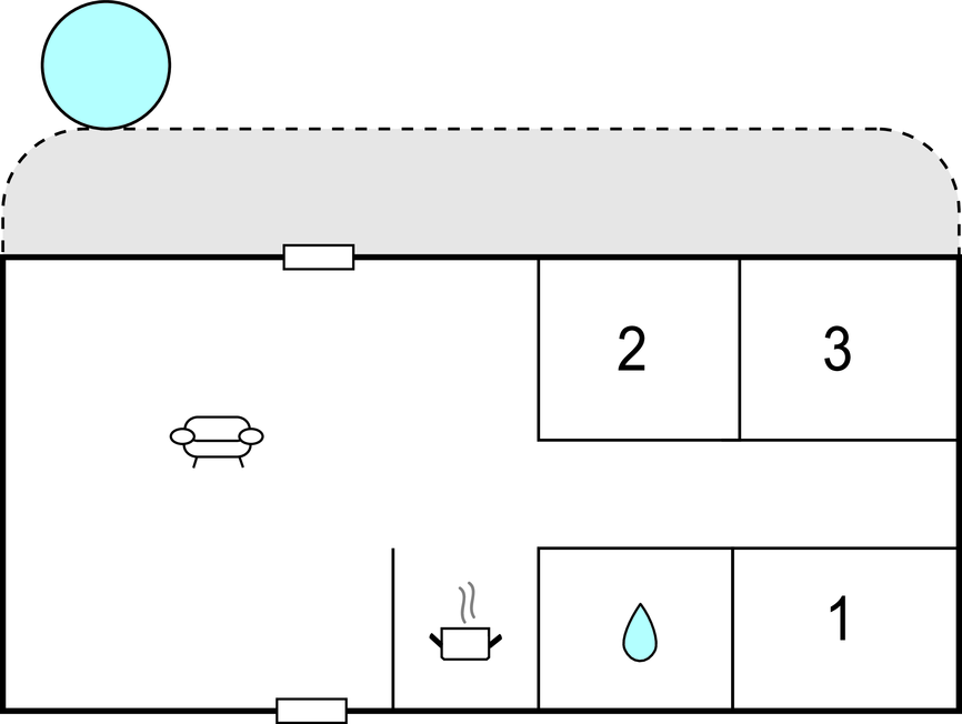 Feriehus - Dejret Klit , Danmark - D36059 