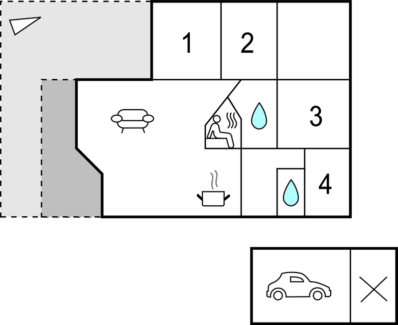 Ferienhaus - Følle Strand , Dänemark - D50003 