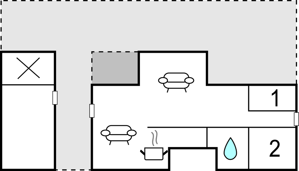 Feriehuse - Skæring Strand , Danmark - D53203 