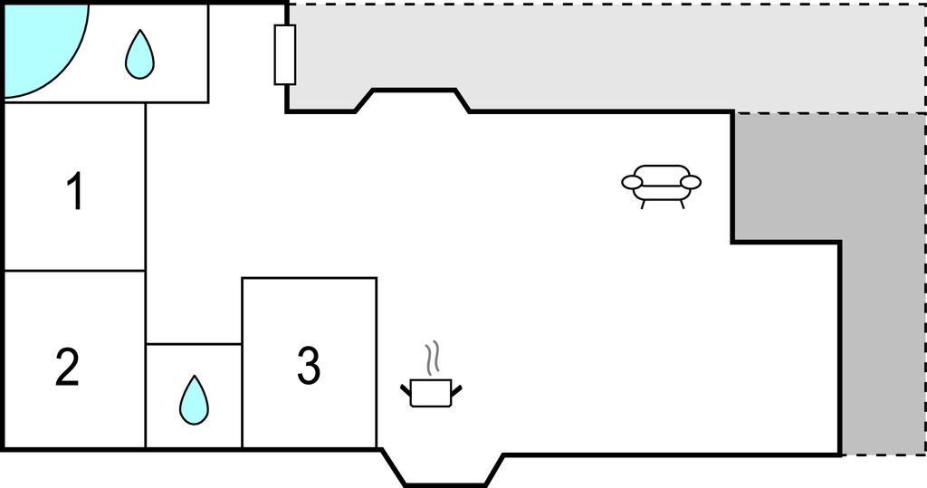 Semesterhus - Helberskov Strand , Danmark - D6069 