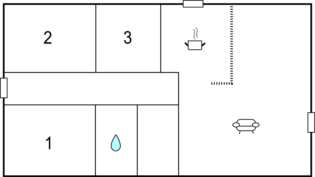 Semesterhus - Helberskov Strand , Danmark - D6333 