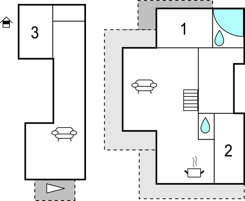 Feriehuse - Grenå , Danmark - D70550 