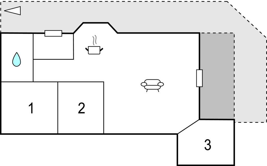 Feriehus - Gjerrild Nordstrand , Danmark - D71007 