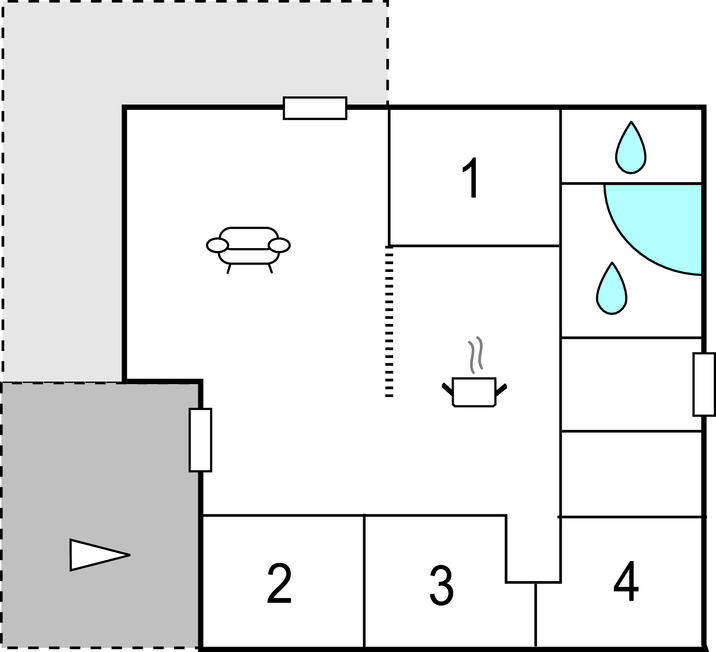 Feriehuse - Nr. Lyngby Strand , Danmark - D7115 