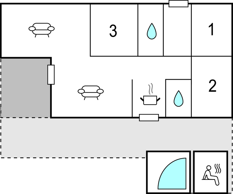 Ferienhaus - Gjerrild Nordstrand , Dänemark - D71063 