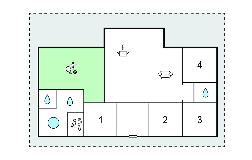 Ferienhaus - Gjerrild Strand , Dänemark - D71073 