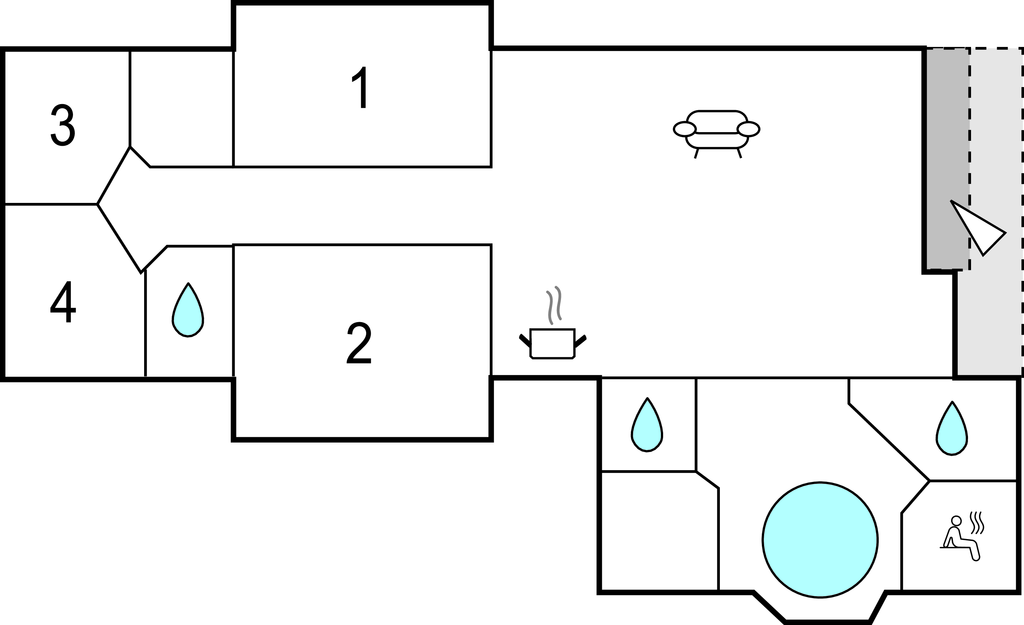 Feriehus - Bønnerup Strand , Danmark - D73390 