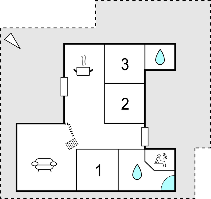 Semesterhus - Nr. Lyngby Strand , Danmark - D7333 
