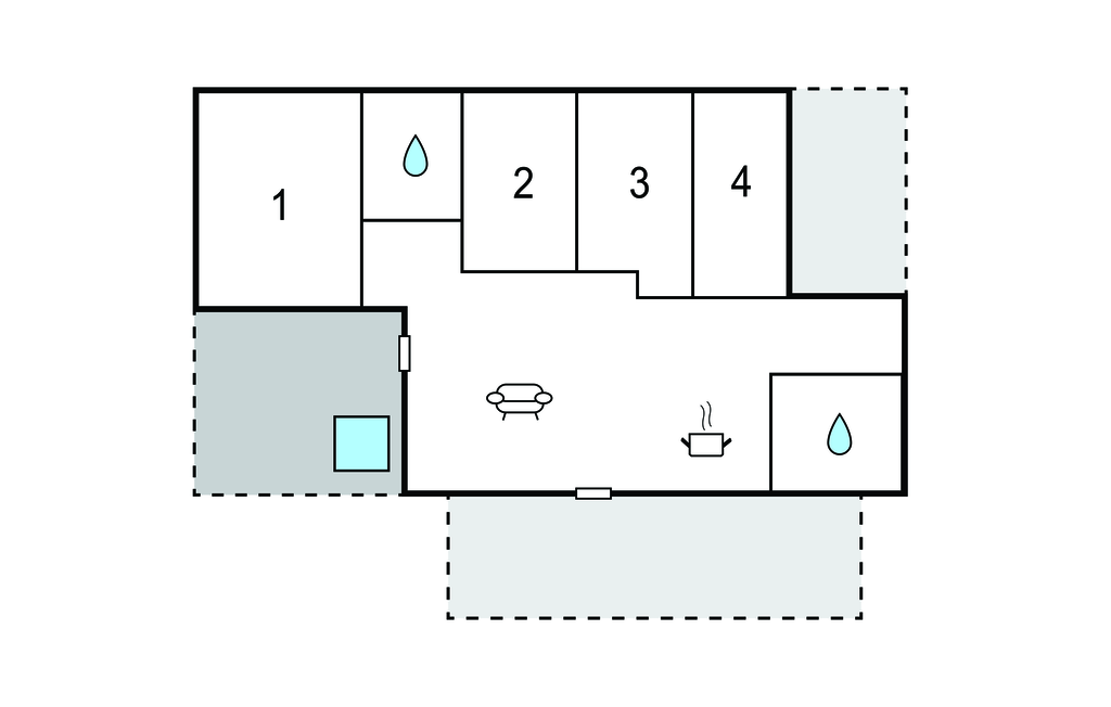 Semesterhus - Bønnerup , Danmark - D73970 