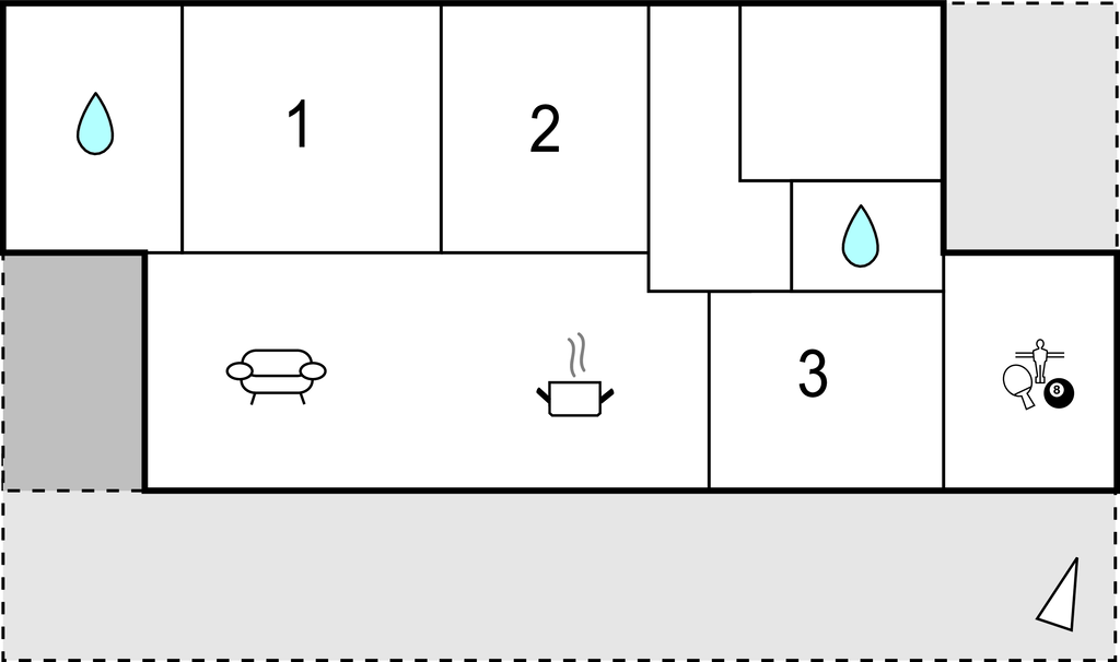 Feriehus - Fjellerup , Danmark - D74029 