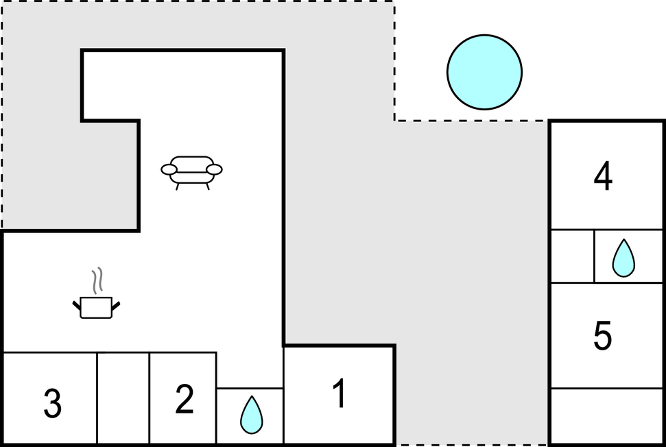 Feriehus - Fjellerup , Danmark - D74062 