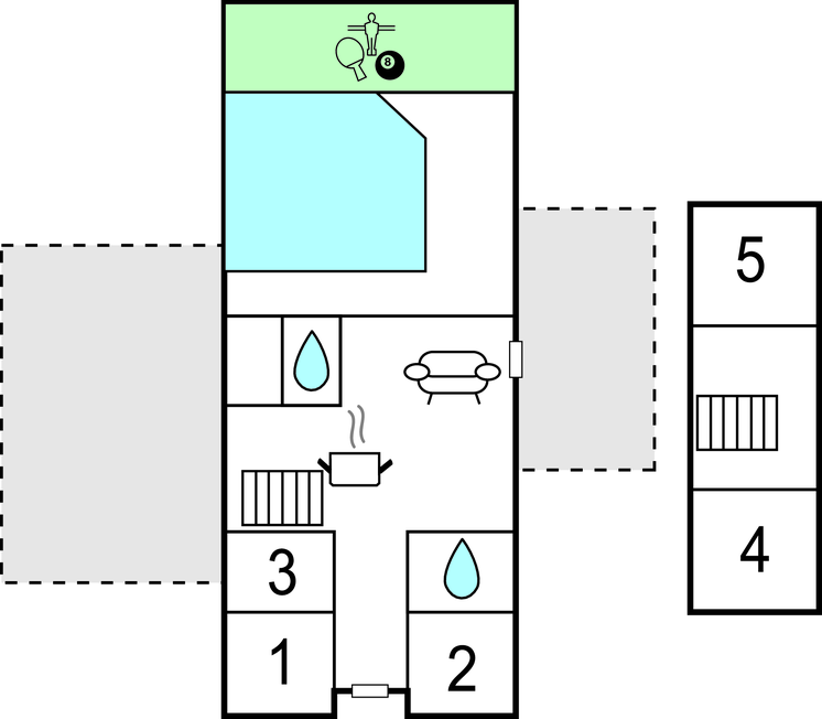 Semesterhus - Fjellerup , Danmark - D74200 