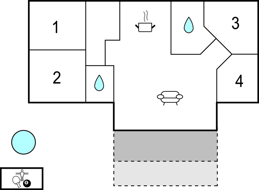 Feriehuse - Fjellerup , Danmark - D74086 