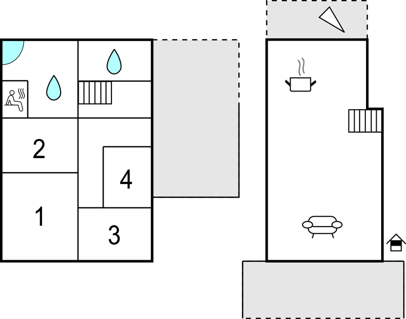 Ferienhaus - Fjellerup , Dänemark - D74464 