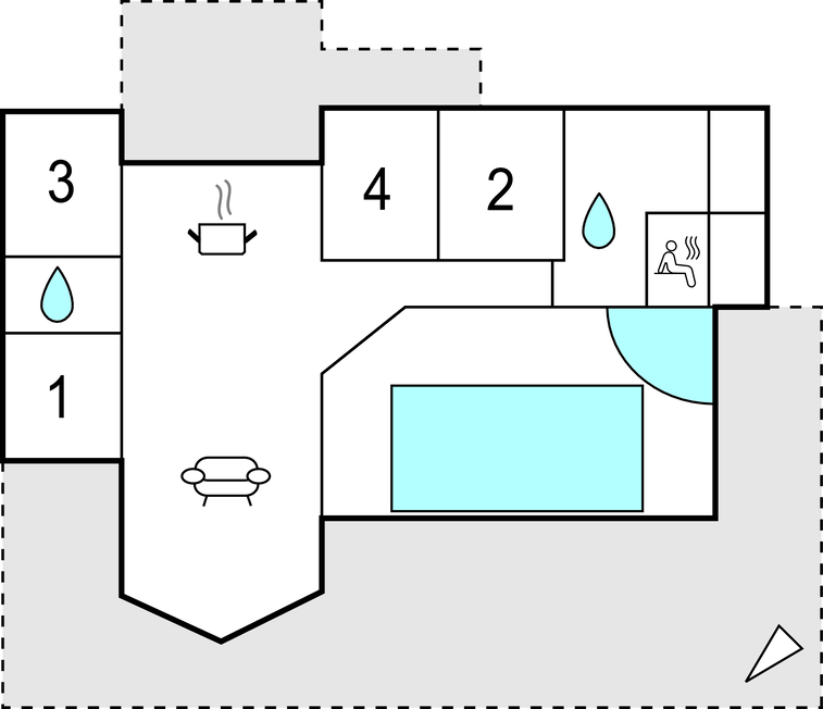 Feriehus - Fjellerup , Danmark - D74474 