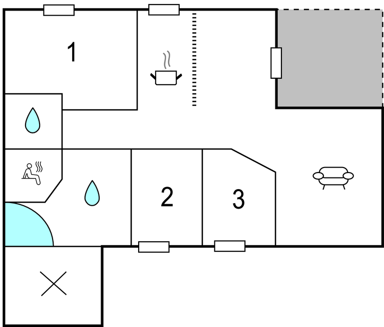 Feriehuse - Løkken/Furreby Strand , Danmark - D7404 