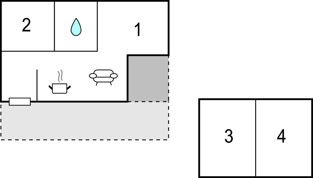 Feriehus - Fjellerup , Danmark - D74041 