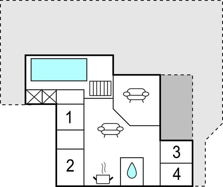 Ferienhaus - Fjellerup , Dänemark - D74052 