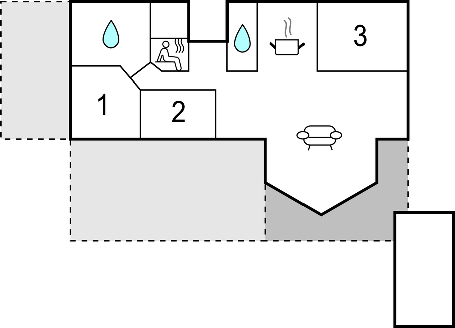 Semesterhus - Fjellerup , Danmark - D74104 