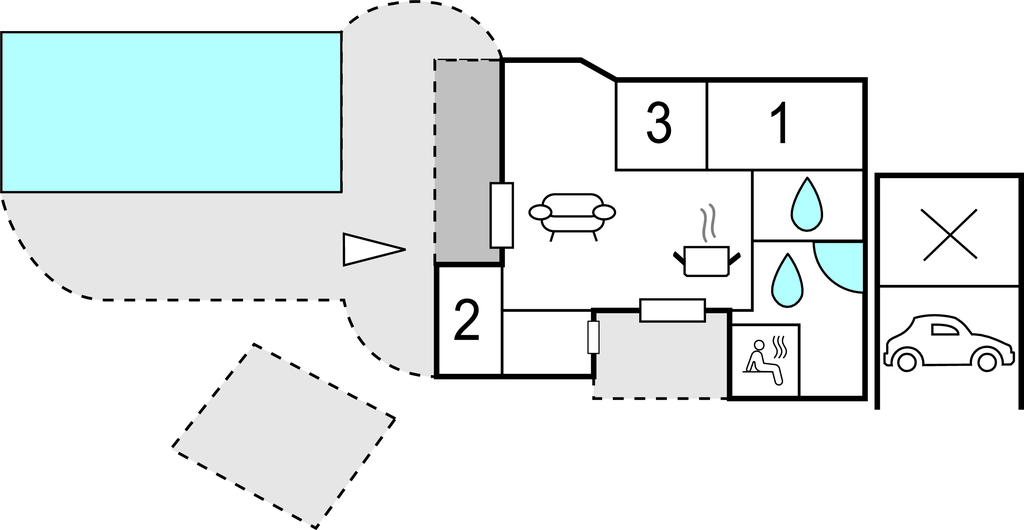 Feriehuse - Saltum , Danmark - D7526 