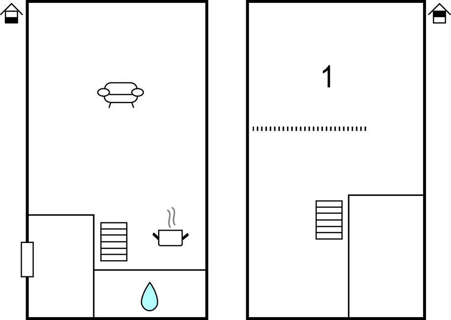 Feriehuse - Saltum , Danmark - D7571 