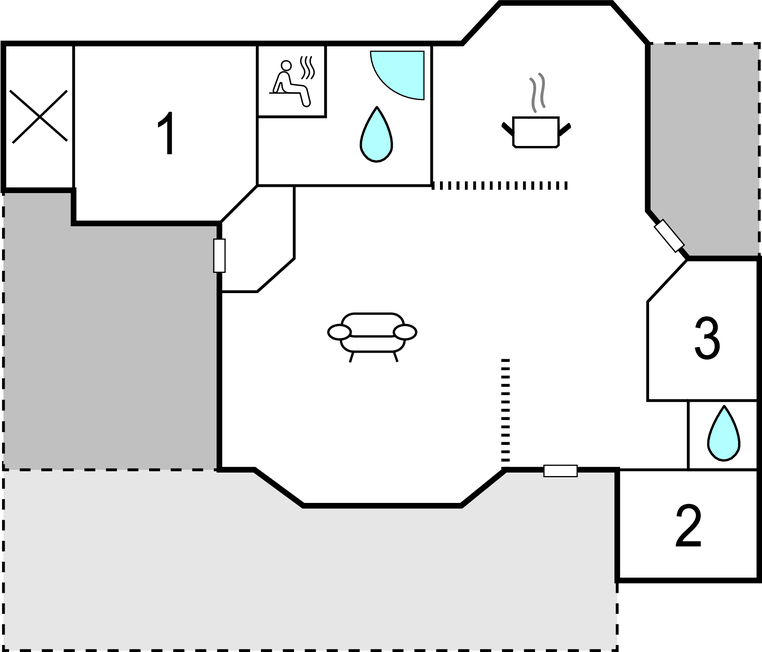 Feriehuse - Nr. Lyngby Strand , Danmark - D7777 