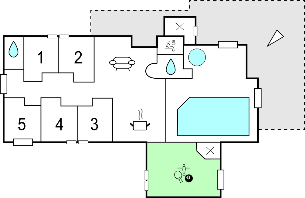 Semesterhus - Blokhus Strand , Danmark - D7746 