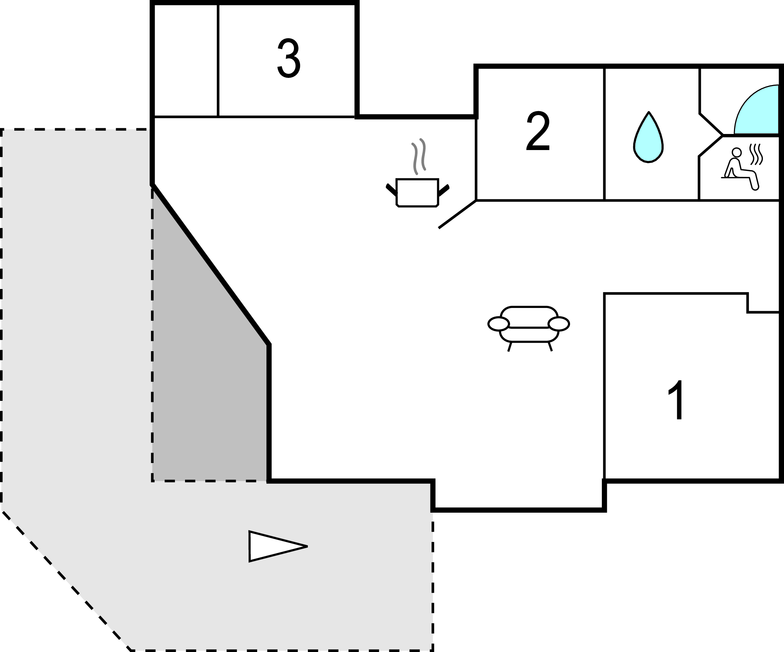 Feriehus - Pøt Strandby , Danmark - D80440 