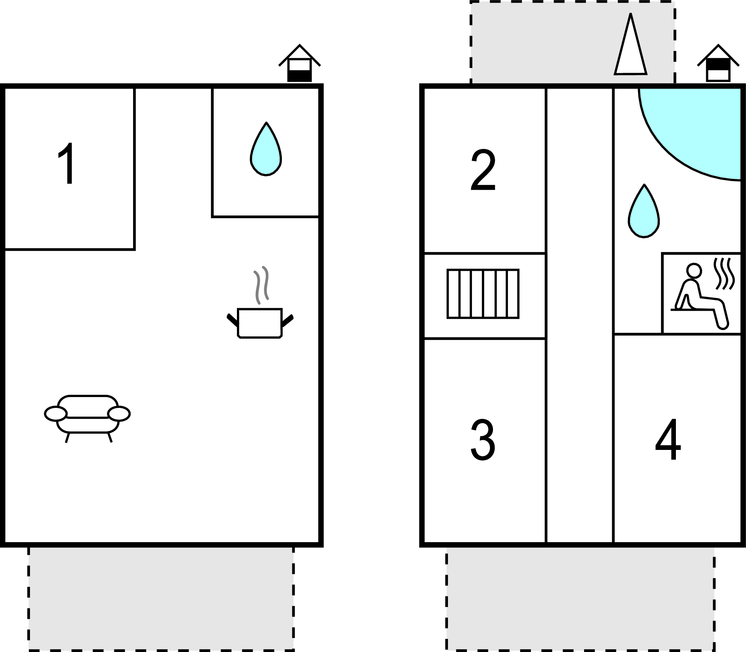 Feriehuse - Gjern , Danmark - D82024 