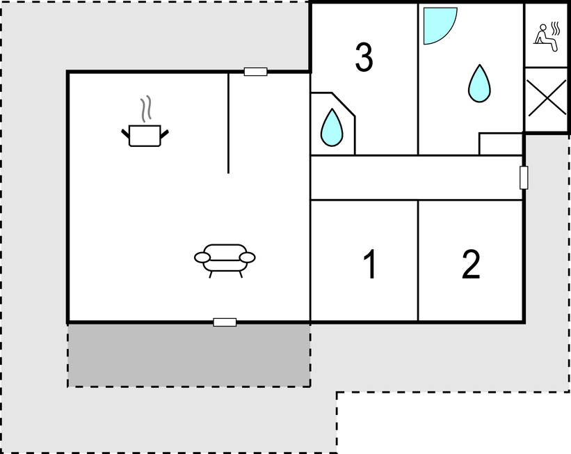 Feriehuse - Pøt Strand , Danmark - D88135 