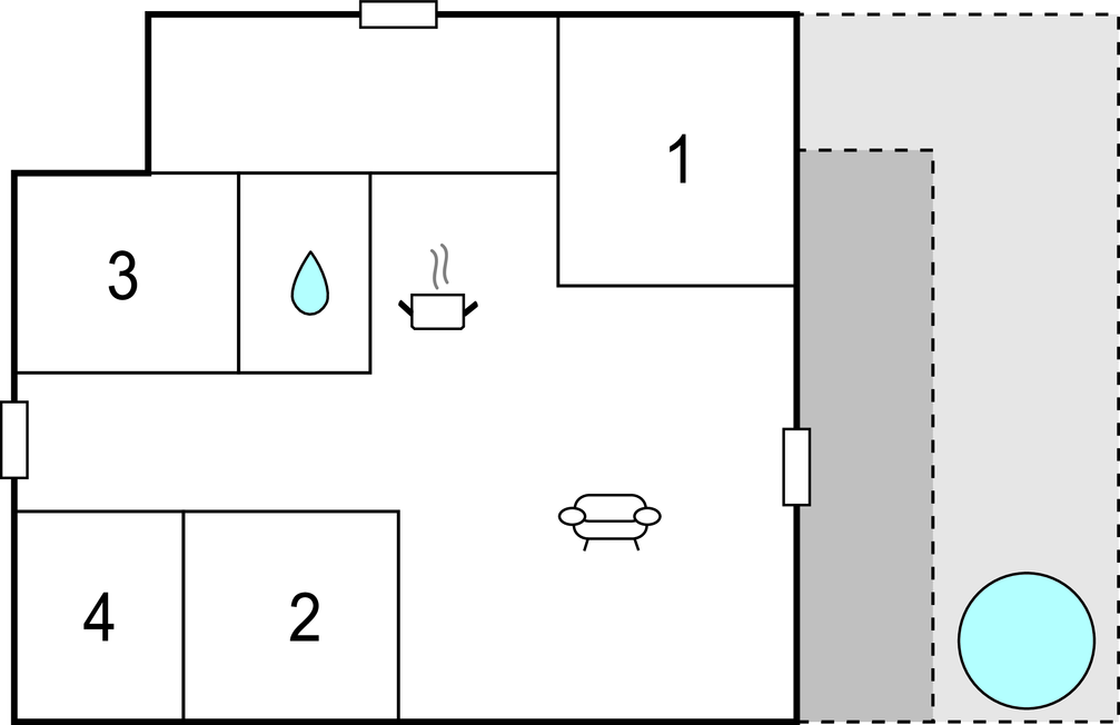Ferienhaus - Pøt Strandby , Dänemark - D88154 