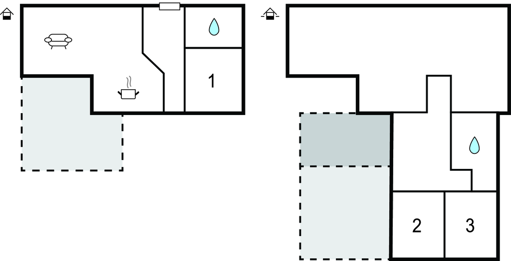 Feriehuse - Hvidbjerg , Danmark - D88031 