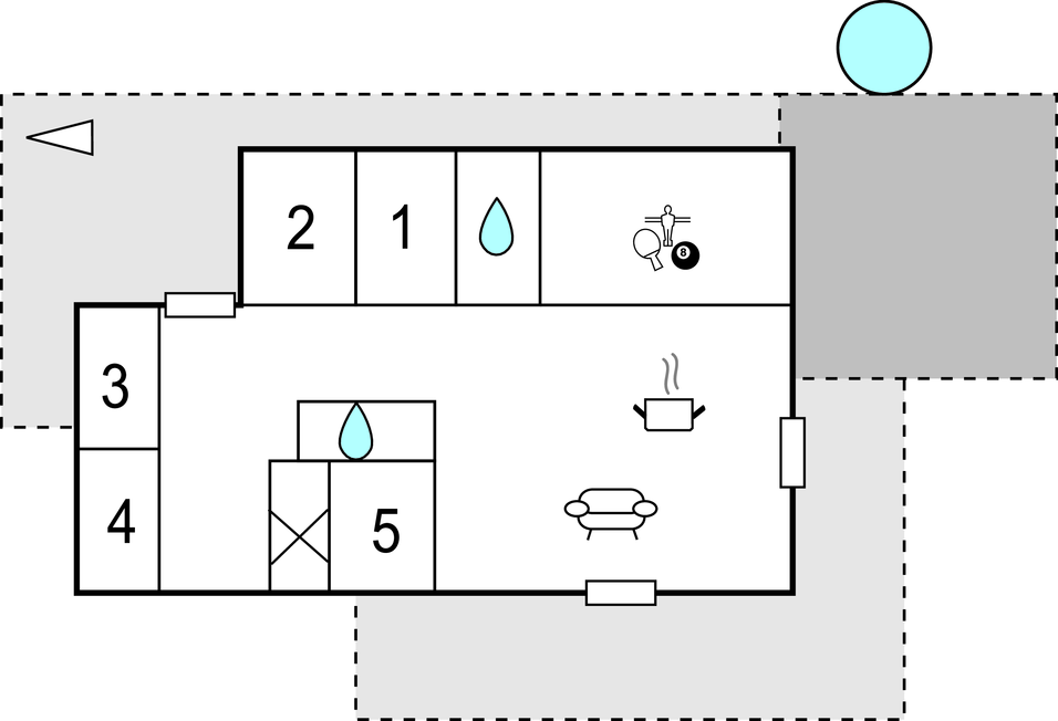 Ferienhaus - Mørkholt , Dänemark - D89200 