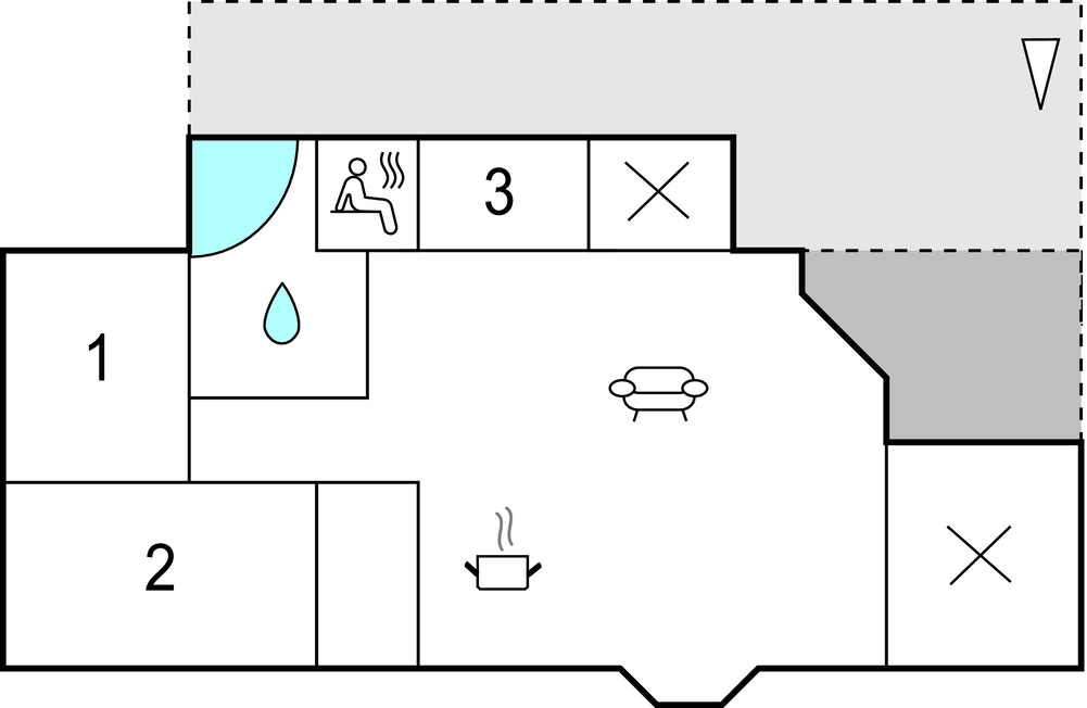 Feriehuse - Hvidbjerg , Danmark - D89072 