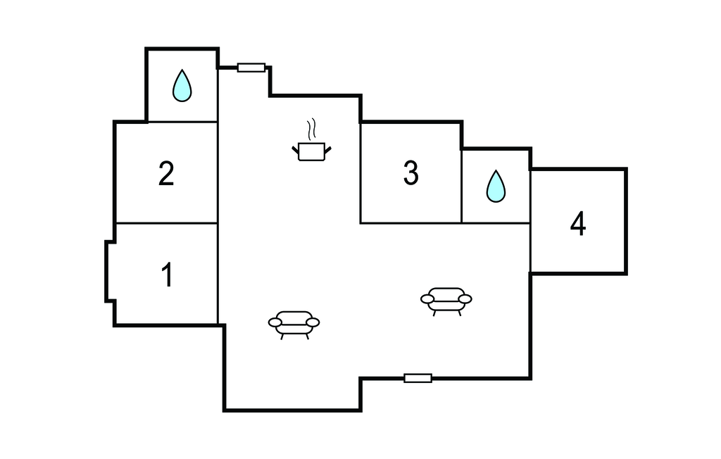 Feriehus - Hvidbjerg , Danmark - D89090 
